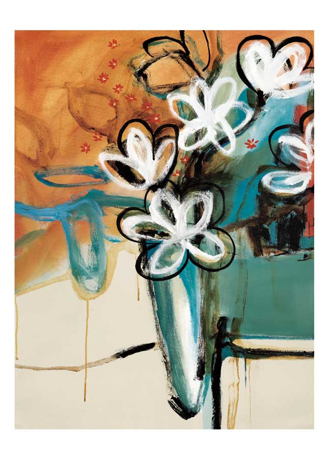 Floral Trance II by artist Natasha Barnes