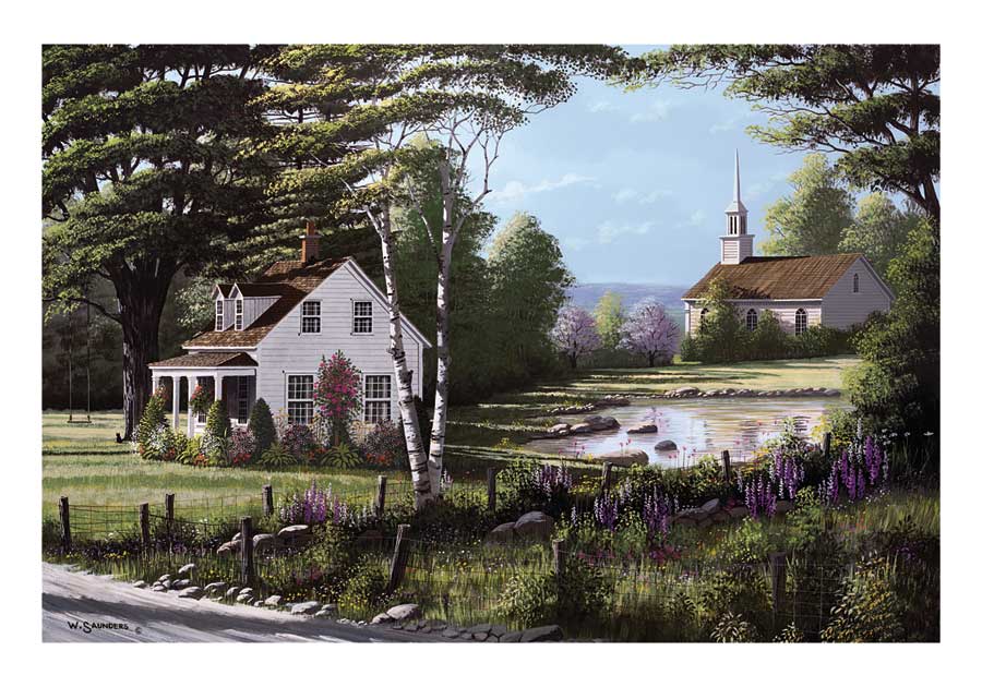 Wildflowers by artist Bill Saunders