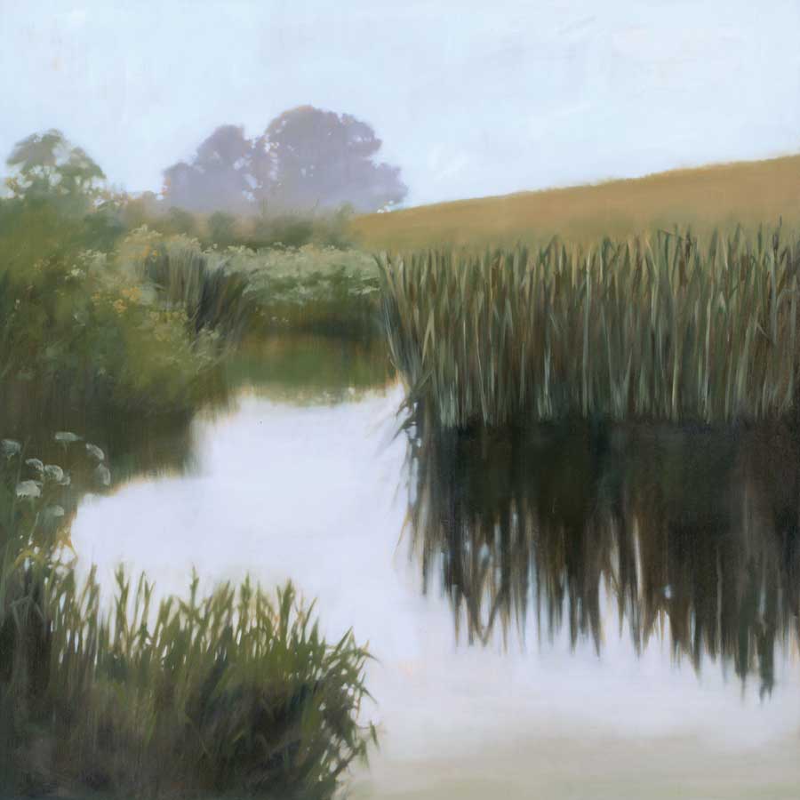 Morning Creekside by artist Megan Lightell