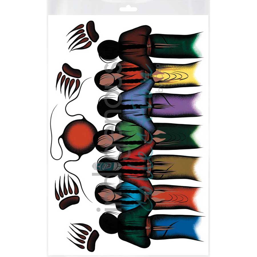 Community Strength by artist Simone McLeod - Ojibway. Indigenous Collection