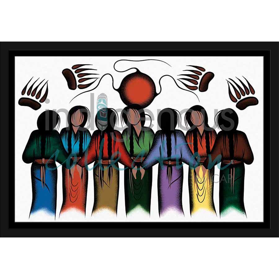 Community Strength by artist Simone McLeod - Ojibway. Indigenous Collection