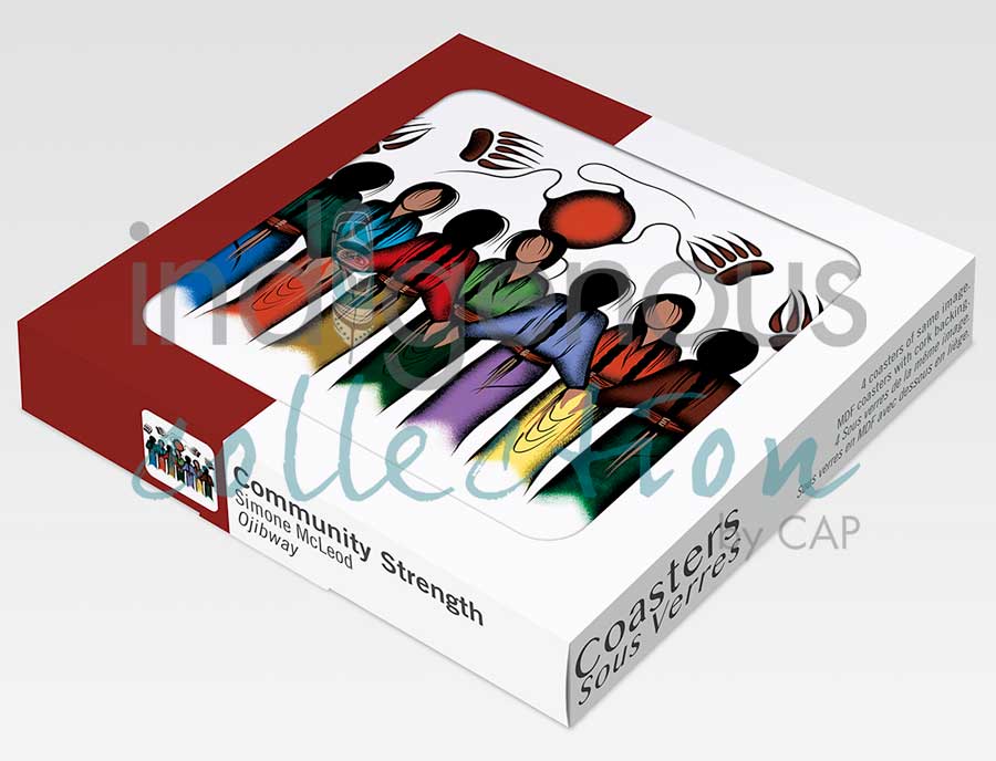 Community Strength Coaster by artist Simone McLeod