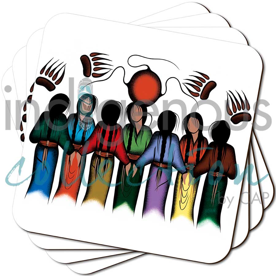 Community Strength Coaster by artist Simone McLeod