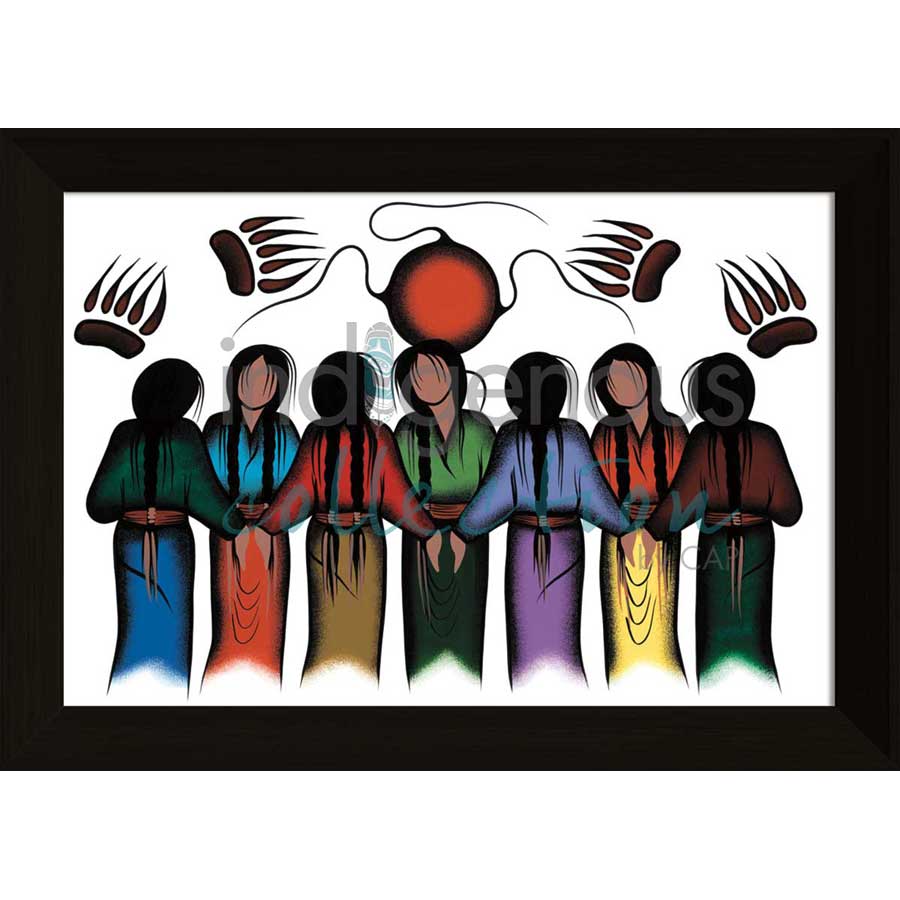 Community Strength by artist Simone McLeod - Ojibway. Indigenous Collection
