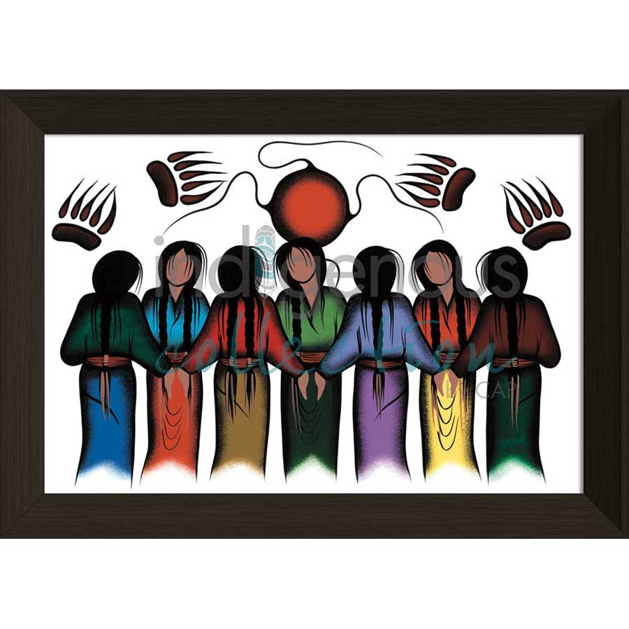 Community Strength by artist Simone McLeod - Ojibway. Indigenous Collection