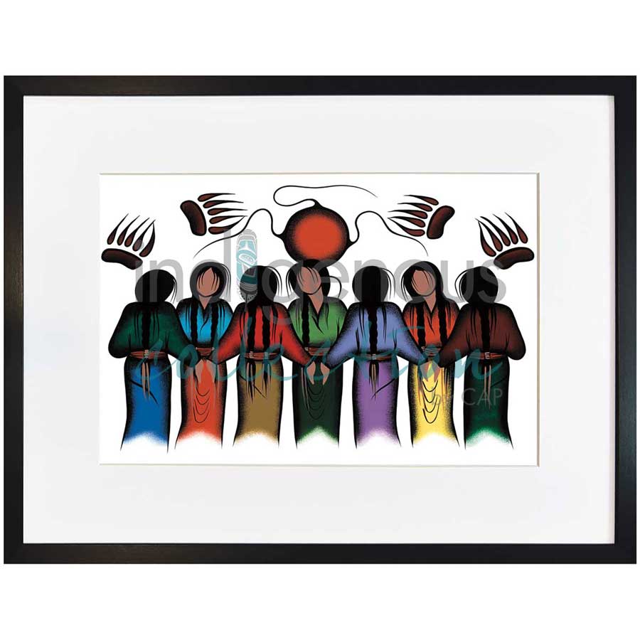 Community Strength by artist Simone McLeod - Ojibway. Indigenous Collection
