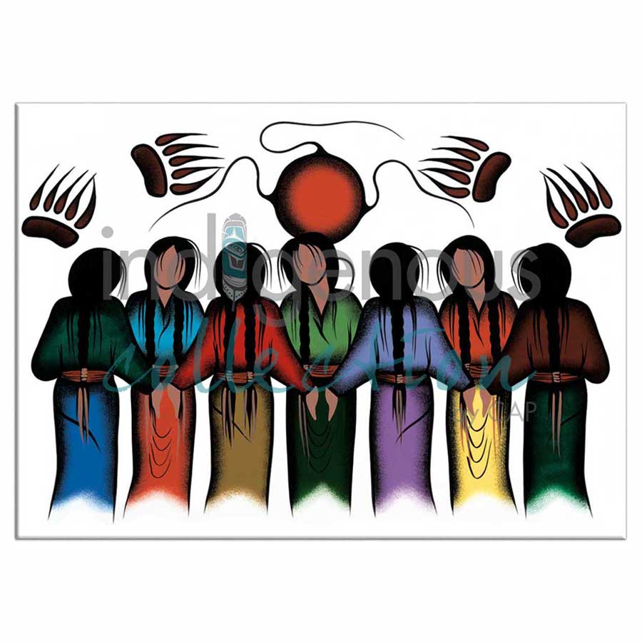 Community Strength Magnets by artist Simone McLeod