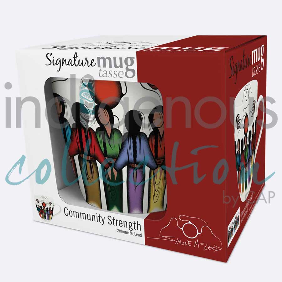 Community Strength 18 oz. Signature Mug by artist Simone McLeod