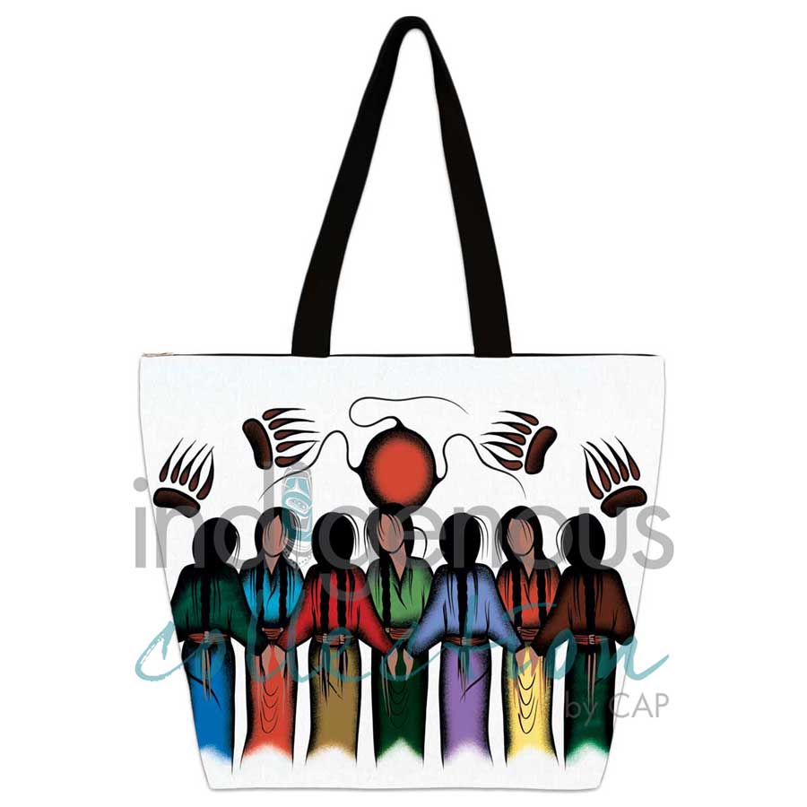 Community Strength Tote Bag by artist Simone McLeod