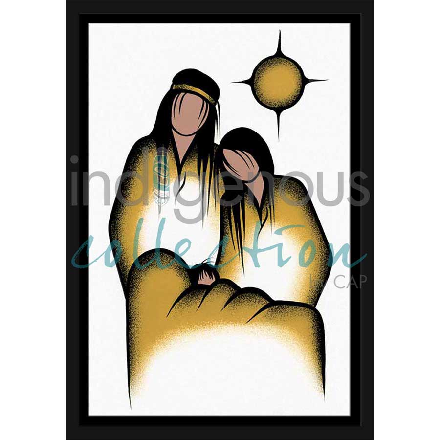 The Gift (Yellow) by artist Simone McLeod - Ojibway. Indigenous Collection
