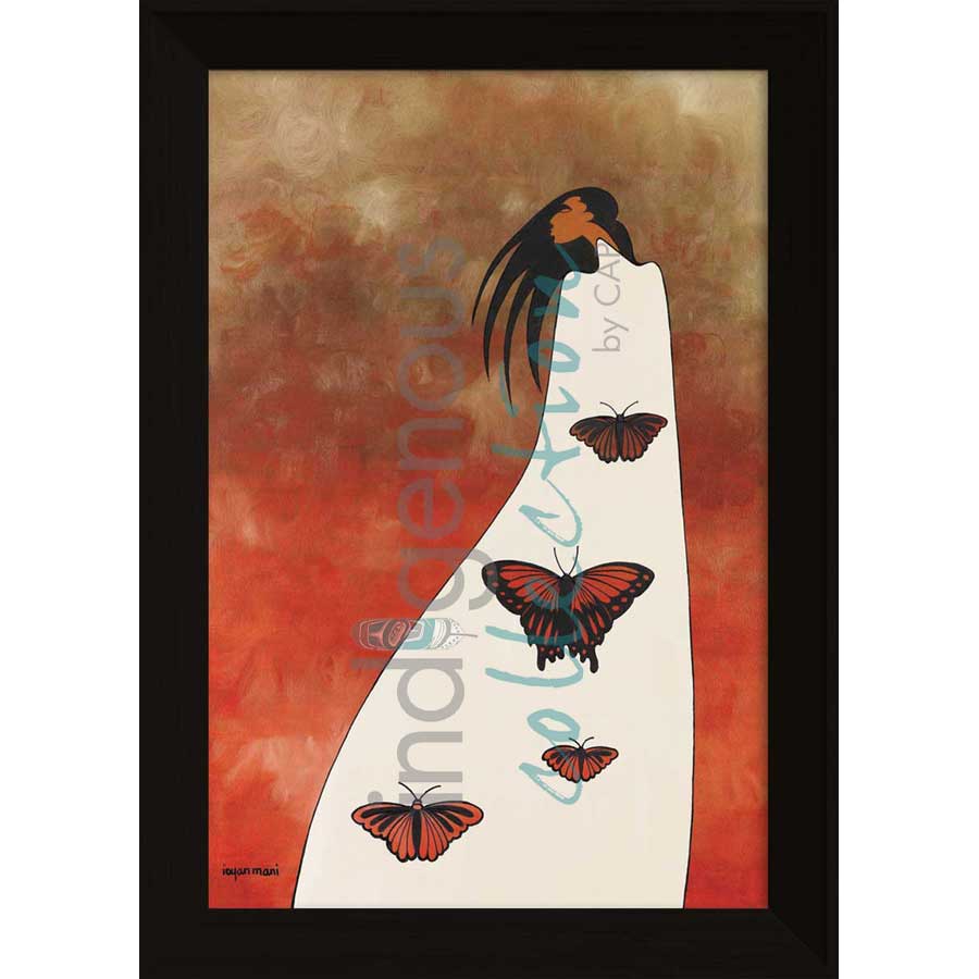 The Guardian of the Monarch by artist Maxine Noel - Santee Oglala Sioux. Indigenous Collection