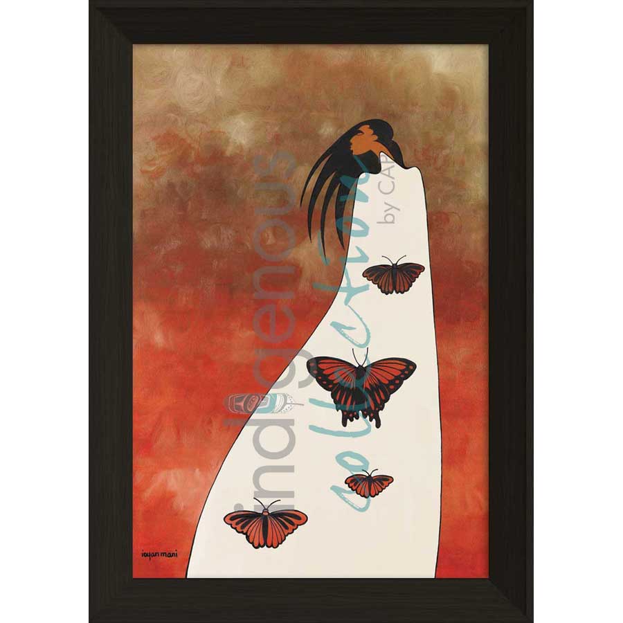 The Guardian of the Monarch by artist Maxine Noel - Santee Oglala Sioux. Indigenous Collection