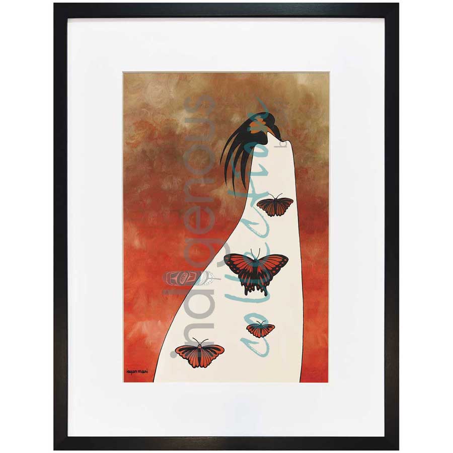 The Guardian of the Monarch by artist Maxine Noel - Santee Oglala Sioux. Indigenous Collection