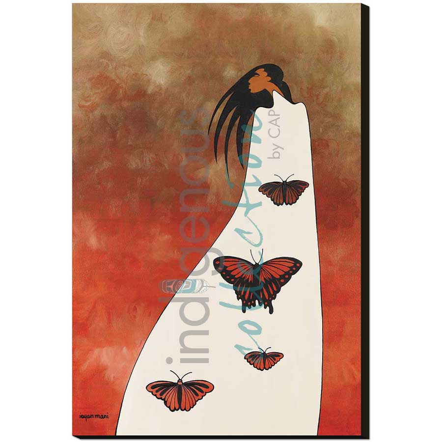 The Guardian of the Monarch by artist Maxine Noel - Santee Oglala Sioux. Indigenous Collection