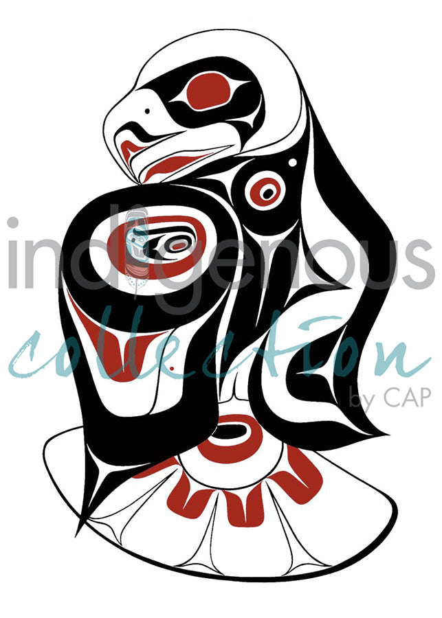 Haida Eagle Dancer by artist Del Russ