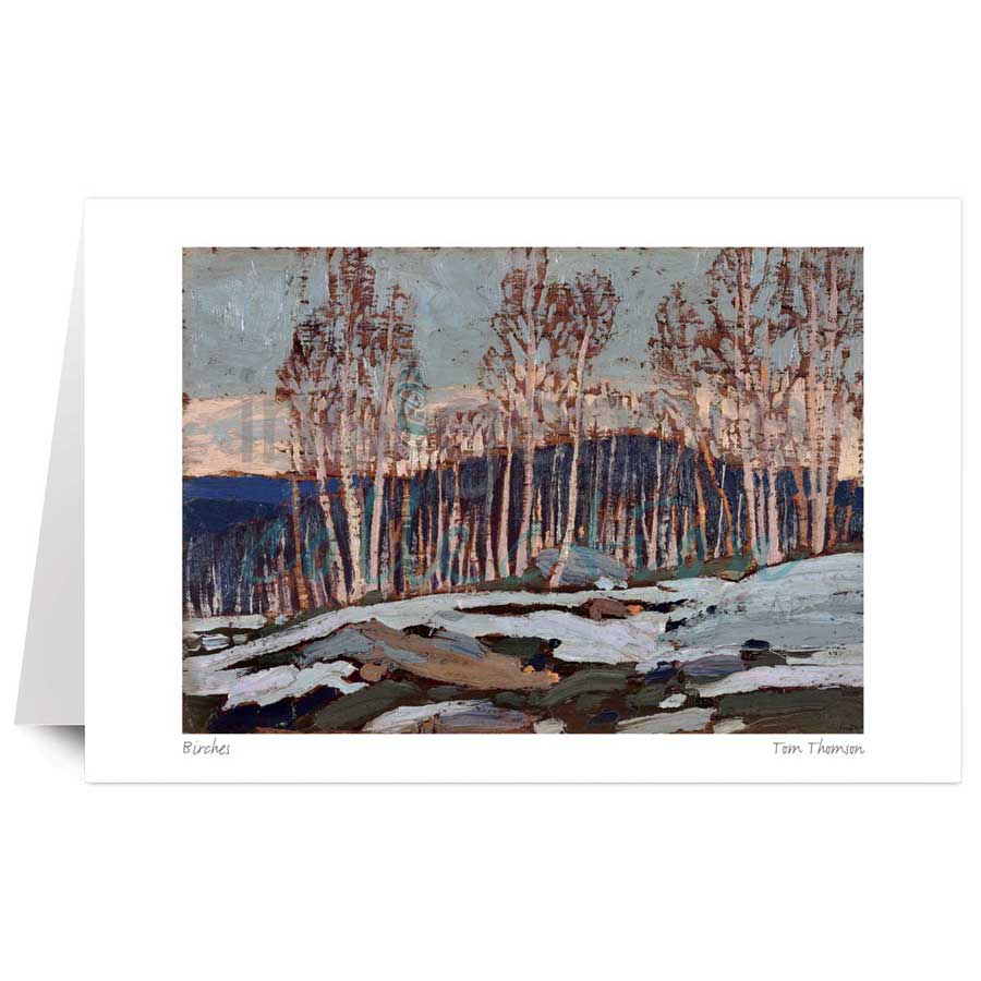 Birches by artist Tom Thomson