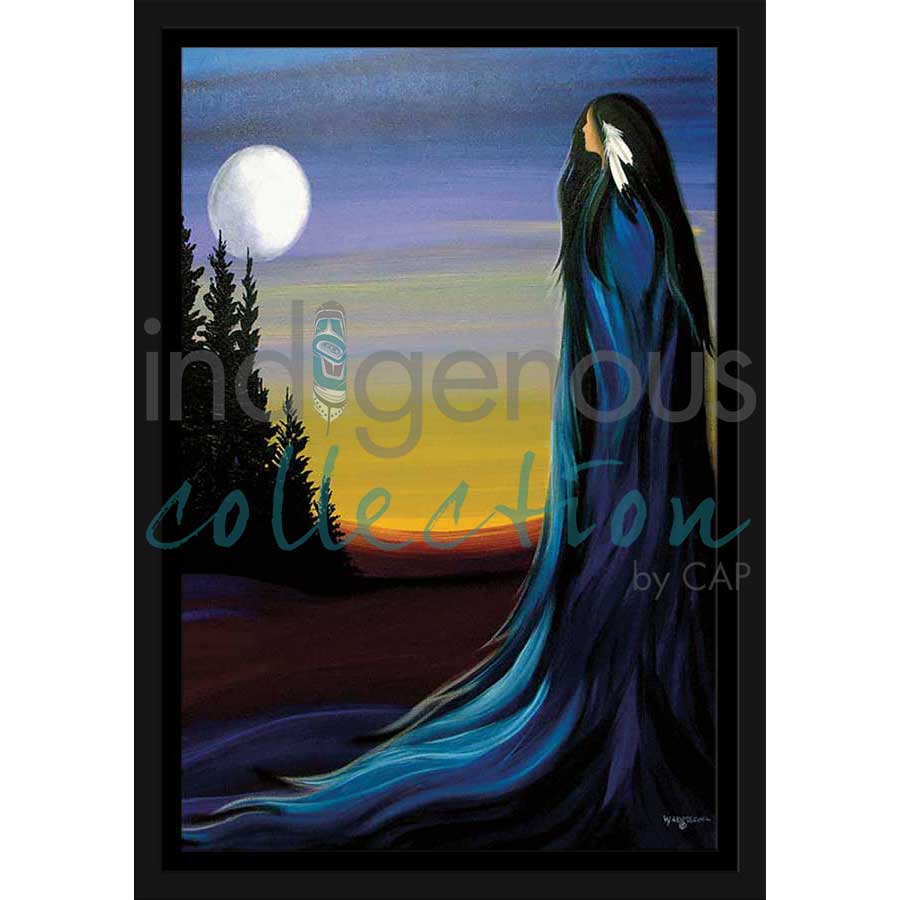 Morning Prayer by artist Betty Albert - Cree. Indigenous Collection