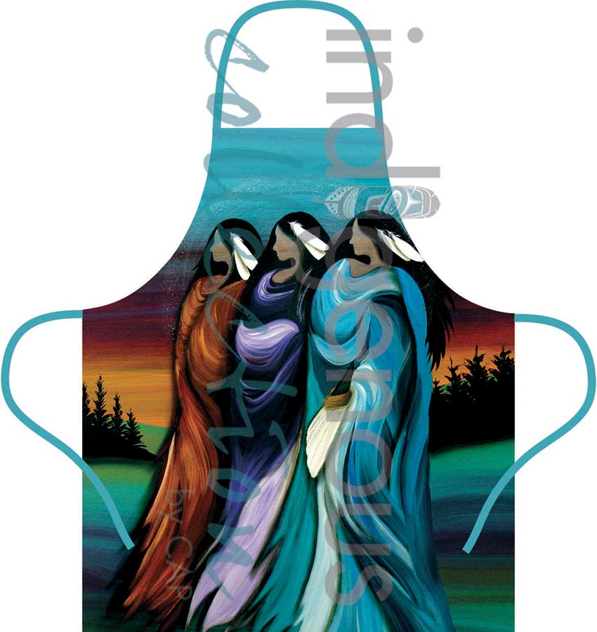 Three Sisters Aprons by artist Betty Albert