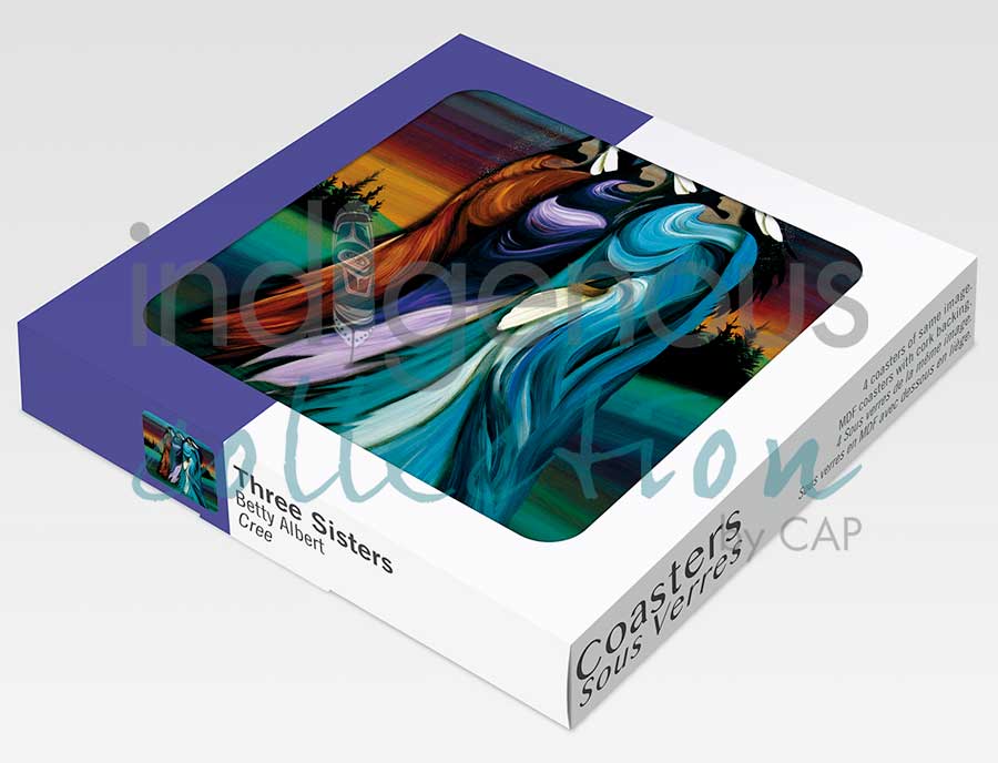 Three Sisters Coaster by artist Betty Albert