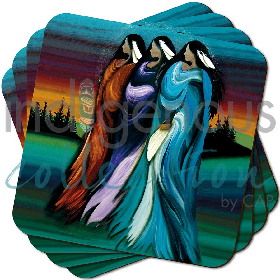 Three Sisters Coaster by artist Betty Albert