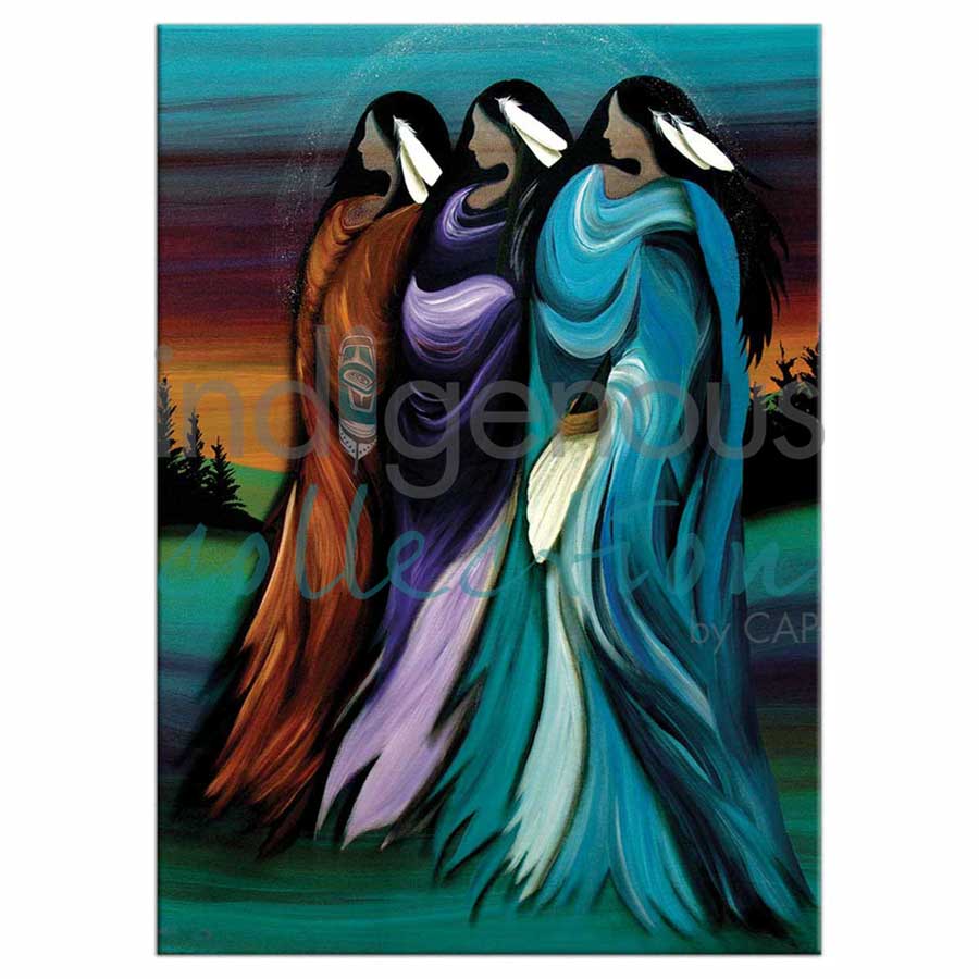 Three Sisters Magnets by artist Betty Albert