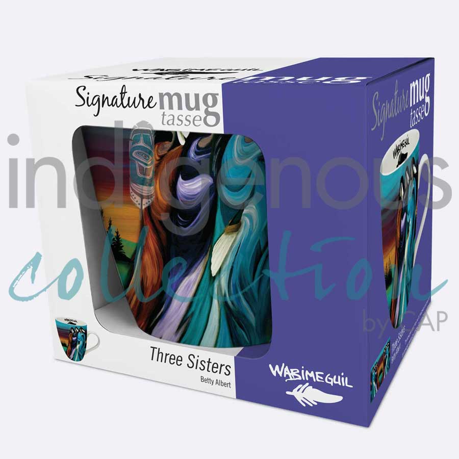 Three Sisters 18 oz. Signature Mug by artist Betty Albert