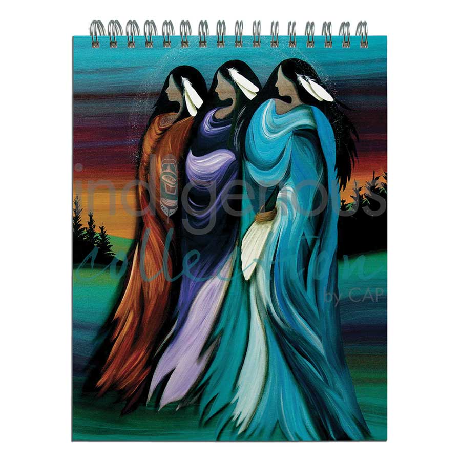 Three Sisters Sketchbook by artist Betty Albert. Indigenous Collection.