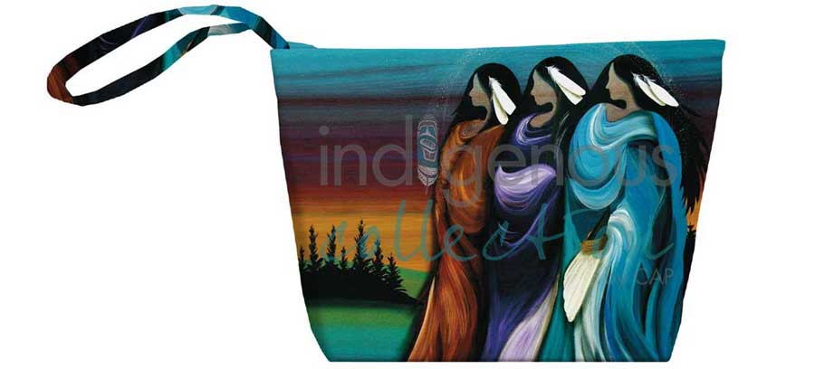 Three Sisters Small Tote Bag by artist Betty Albert