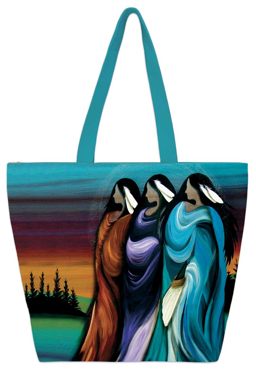 Three Sisters Large Tote Bag