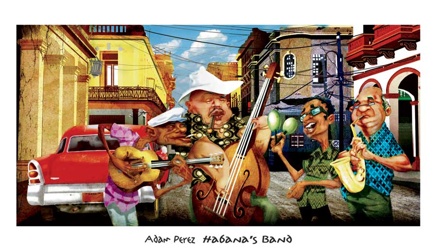 Habana's Band by artist Adam Perez