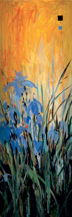 Golden Winged Garden II by artist Don Li-Leger