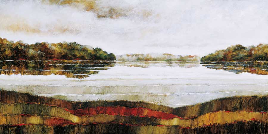 Haliburton Lake by artist Zenon Burdy