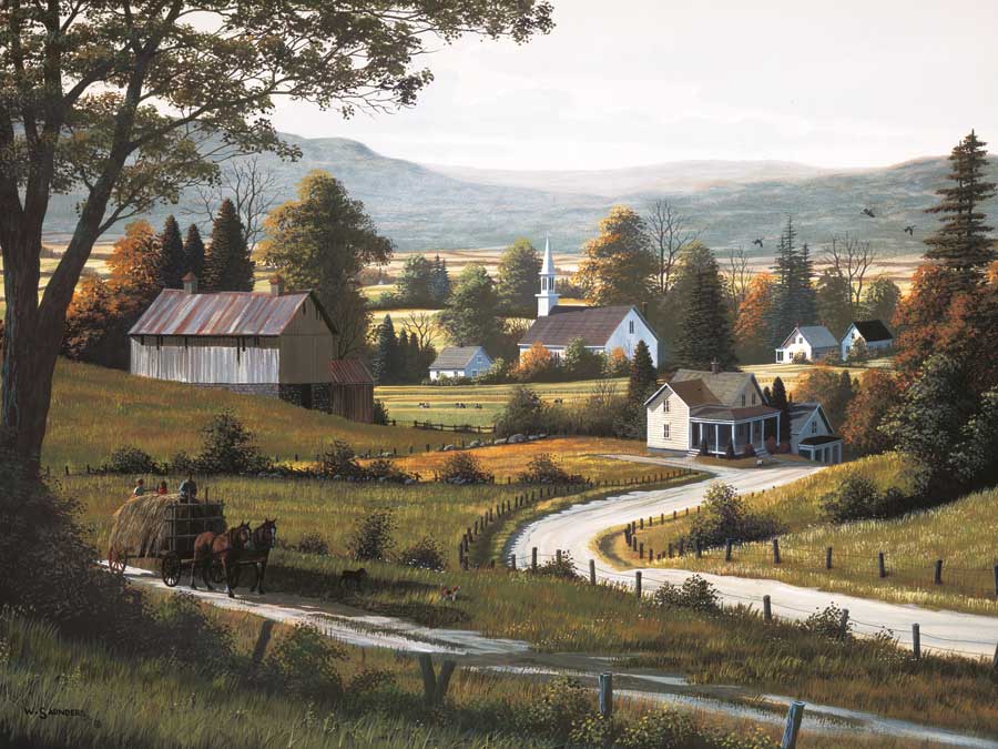 Childhood Memories by artist Bill Saunders