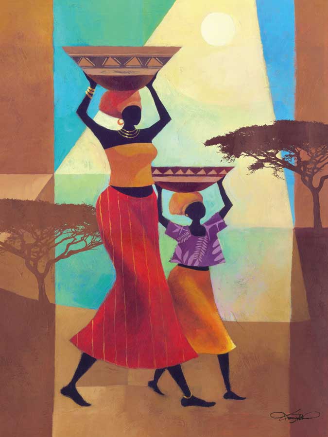 Mother's Helper by artist Keith  Mallett