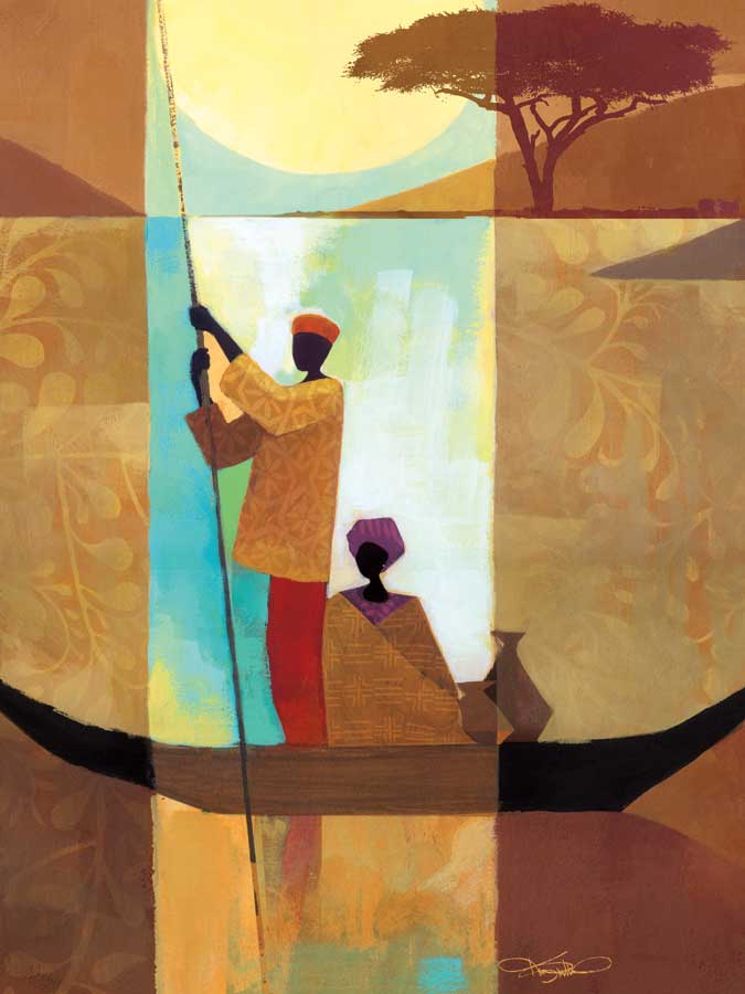 On the River II by artist Keith Mallett