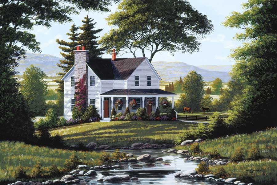 Serenity by artist Bill Saunders