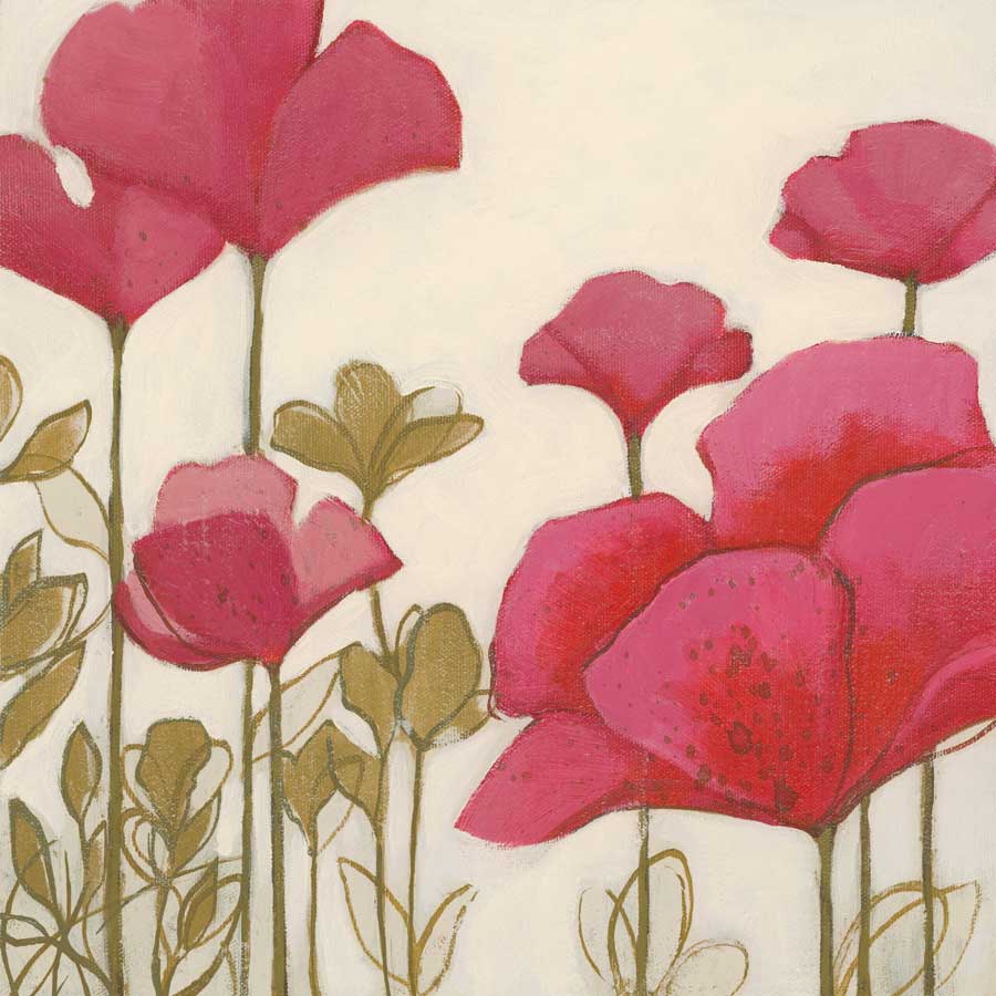 Ladybug Flowers I by artist  MARIA