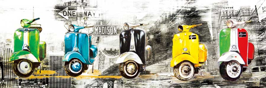 Get Your Mopeds Running by artist Bresso Solá