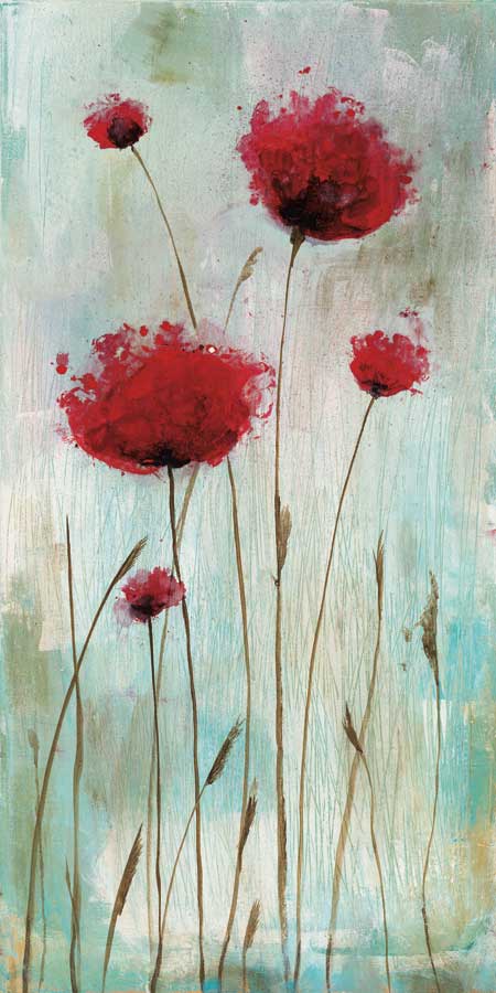 Splash Poppies I by artist Catherine Brink