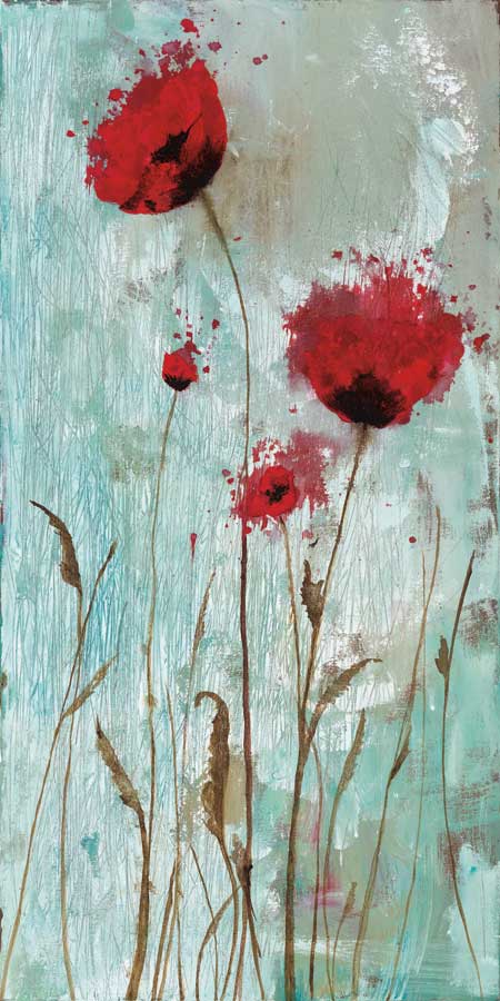 Splash Poppies II by artist Catherine Brink