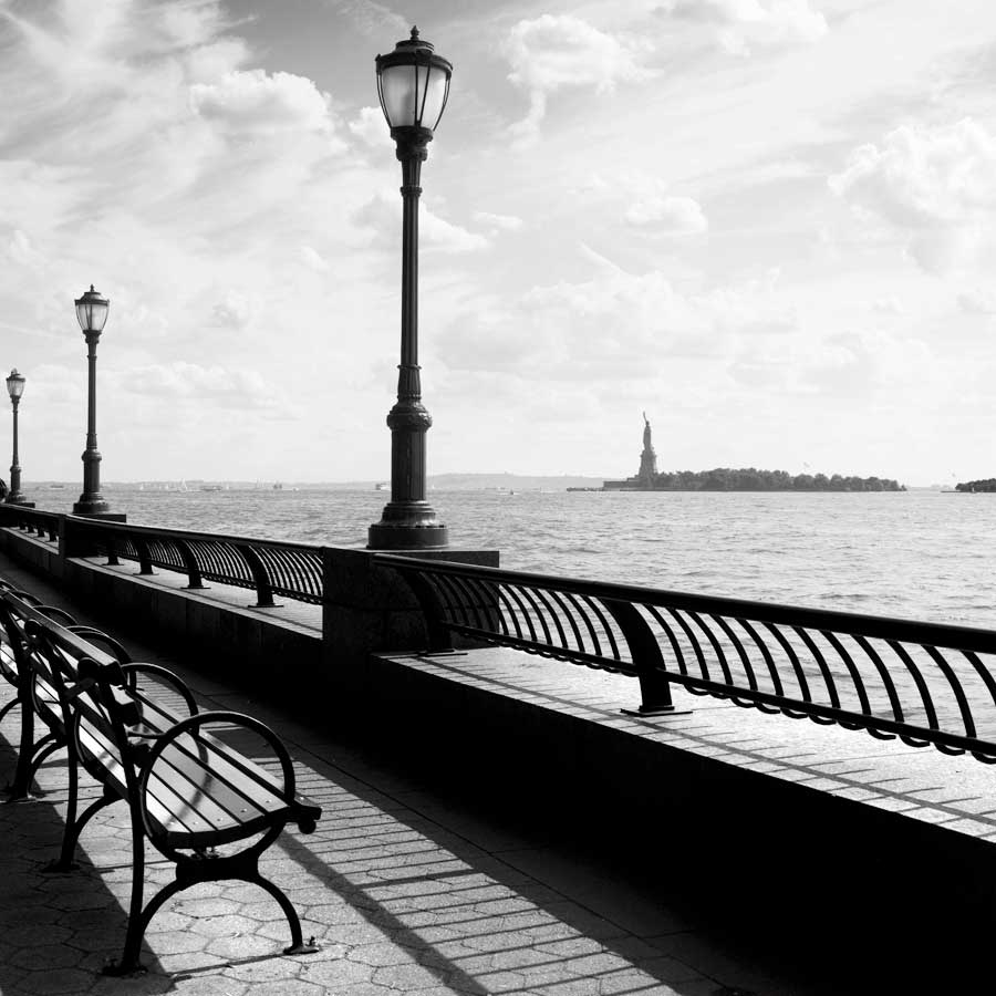 Liberty Bench by artist Jordan Craig 