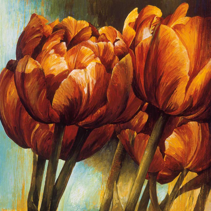 Floral Radiance I by artist Linda Thompson