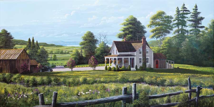 Hanging Basket by artist Bill Saunders