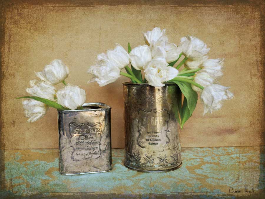 Vintage Tulips I by artist Cristin Atria