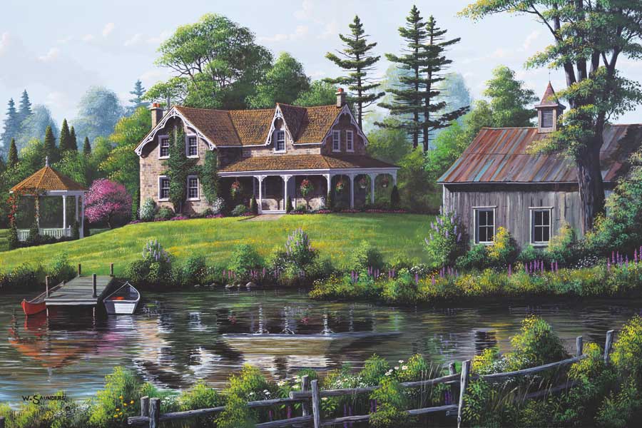 Reflections of Spring by artist Bill Saunders