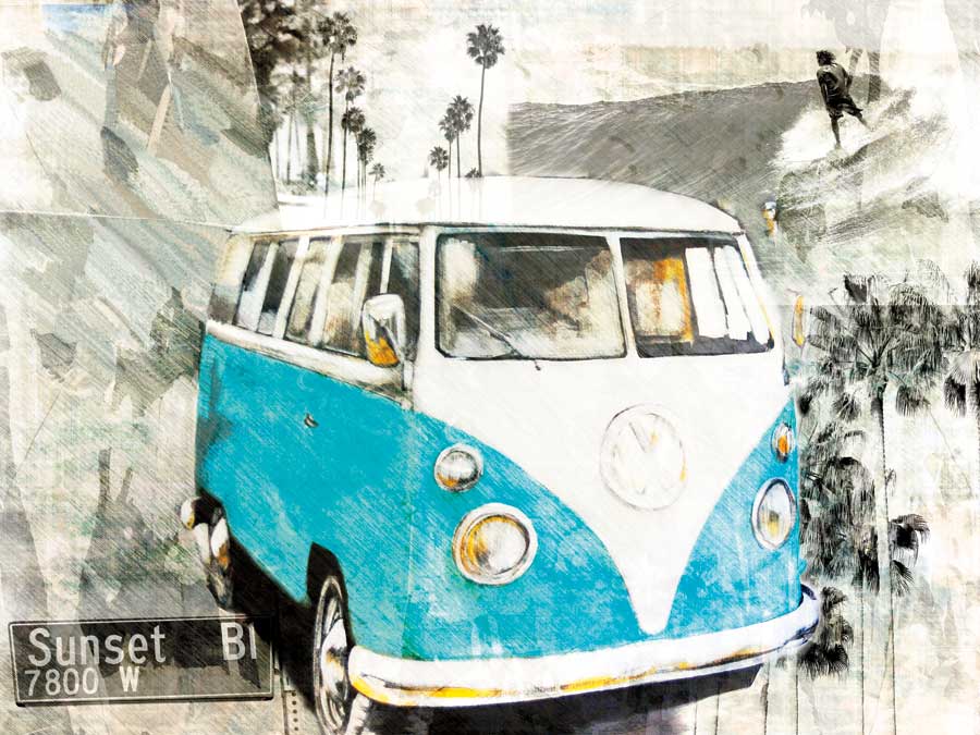 Hippie Van by artist Bresso Solá