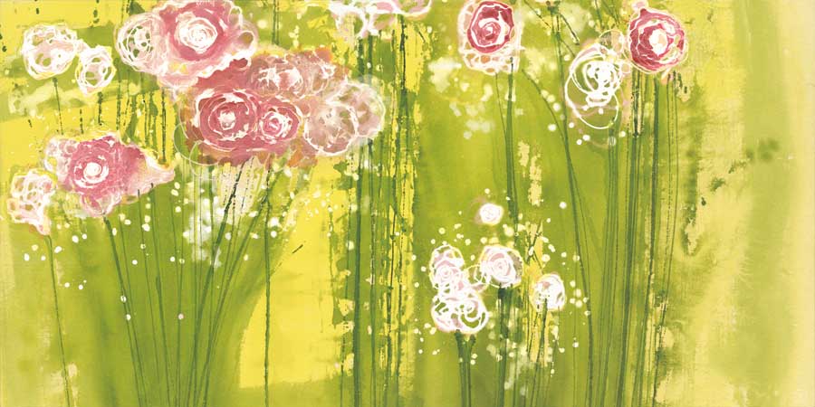 Spring Garden by artist Aunaray Carol  Clusiau 