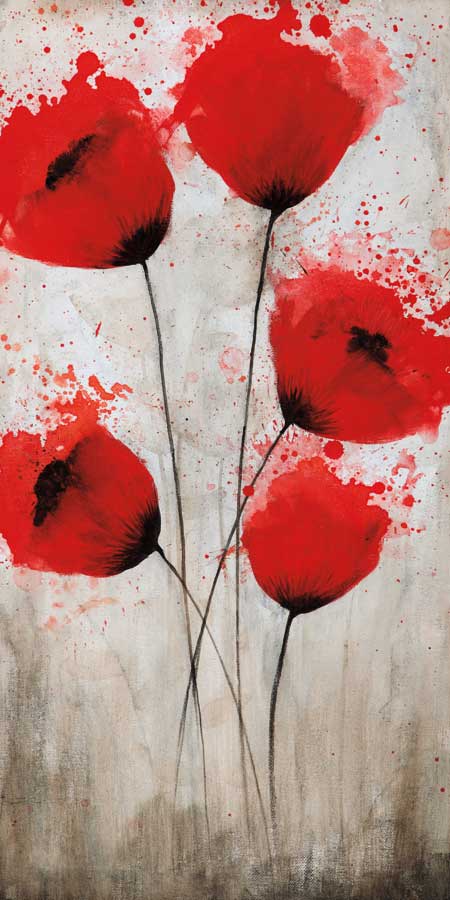 Luminous Crimson I by artist Catherine Brink