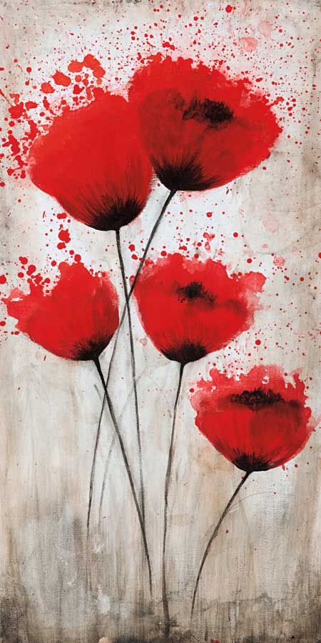 Luminous Crimson II by artist Catherine Brink