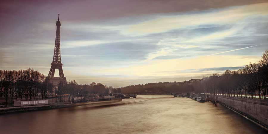 Paris Sunset by artist Assaf Frank